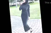 سخيف هذه الفتاة الآسيوية مثير من الخلف على كاميرا خفية.