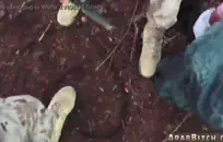 كومينغ في جميع أنحاء ساقي مثير في النايلون.